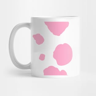 Cow Spots in Pink Mug